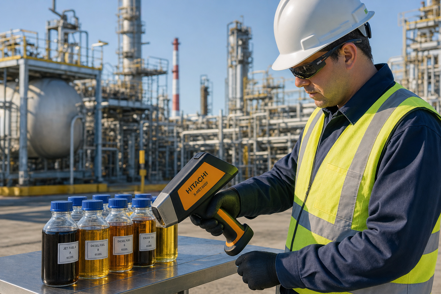 Hitachi — Handheld XRF — Oil & Fuel Analysis